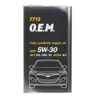 Image of MANNOL Engine oil HYUNDAI,TOYOTA,CITROEN MN7713-4ME Motor oil,Oil