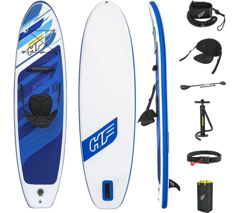 Image of HYDRO-FORCE Oceana BW6531N Inflatable Stand Up Paddleboarding Set 6941607360606