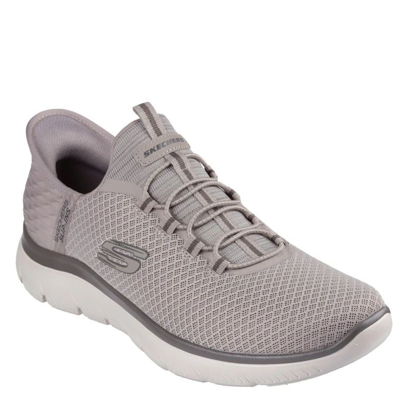 Image of Skechers Men Slip-ins: Summits - High Range Shoes in Taupe Size: 10 Taupe 10 Male 197976402003