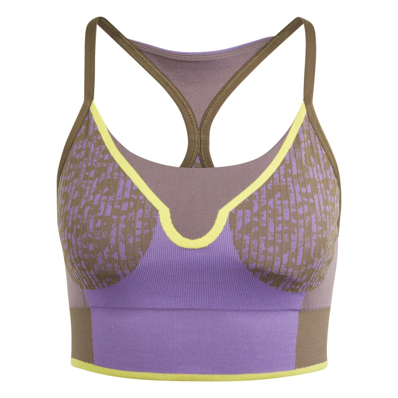 Image of adidas Non Wired Medium Impact Sports Bra Olive female 10 (S)