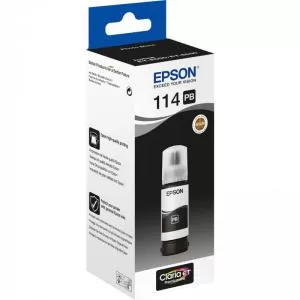 Image of Epson 114 Ecotank Photo Black Ink Bottle