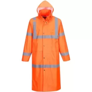 Image of H445ORRS - sz s Hi-Vis Coat 122cm - Orange - Orange - Portwest