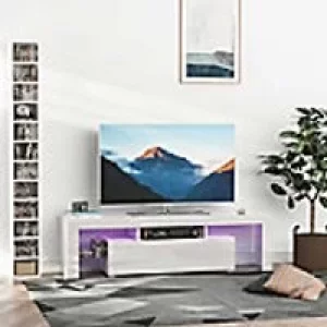 Image of Homcom TV Stand White 350 x 450 mm