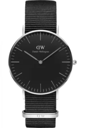 Image of Unisex Daniel Wellington Classic Black Cornwall Watch 36mm Watch DW00100151