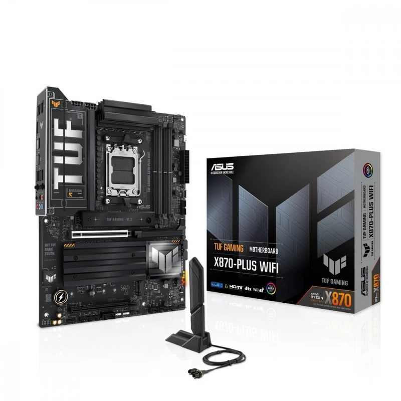 Image of Asus TUF GAMING X870-PLUS WIFI AMD Ryzen DDR5 Motherboard - Socket AM5 - 90MB1IU0-M0EAY0