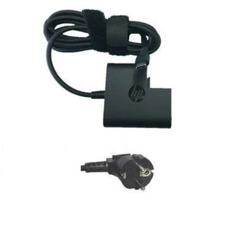 Image of HP 65W AC Adapter USB Type-C includes power cable