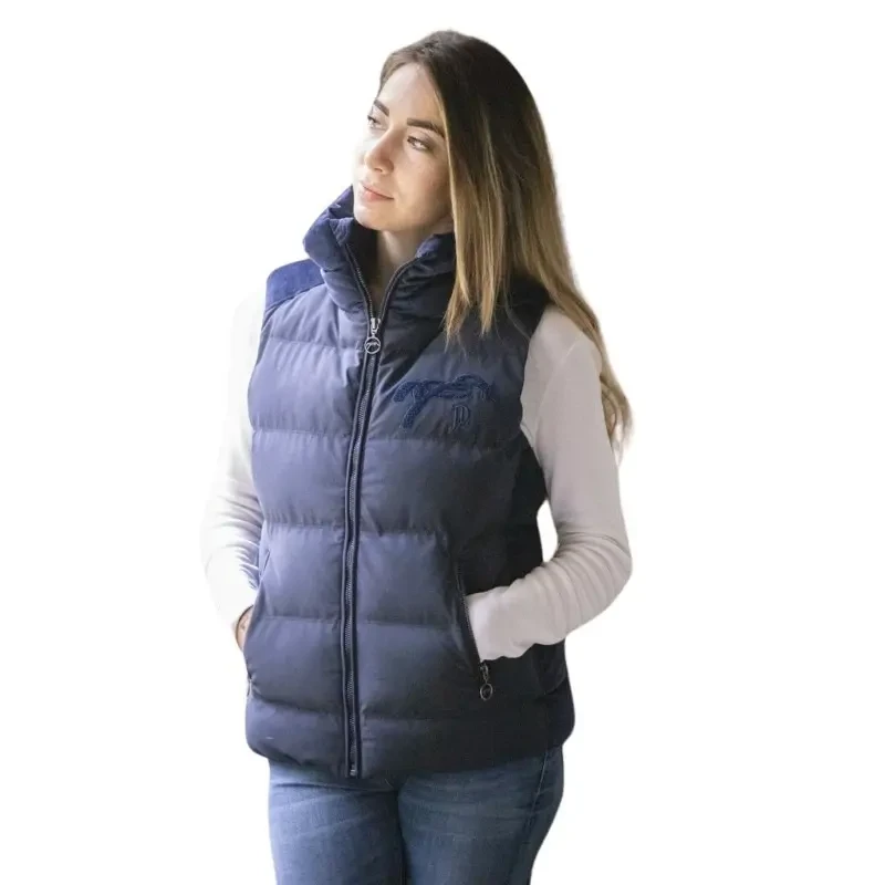 Image of Penelope Sleeveless Puffer Jacket Penelope Sonia Bleu Female femme