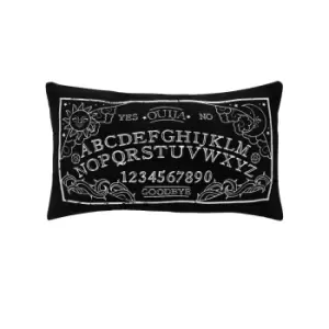 Image of Grindstore Ouija Board Rectangular Cushion (One Size) (Black)