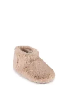 Image of Faux Fur Short Boot Slippers