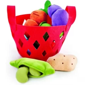 Image of Hape Toddler Vegetable Basket Playset