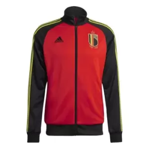 Image of adidas Belgium Tracksuit Top Adults - Red