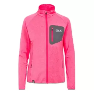 Image of Trespass Womens/Ladies Darby Long Sleeve Full Zip Active Top (XS) (Raspberry Marl)
