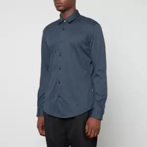 Image of BOSS Black Roan Cotton-Blend Shirt - XL