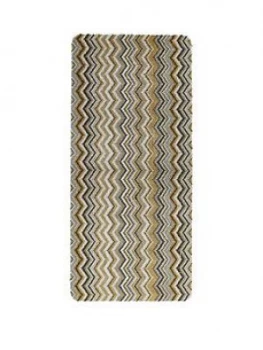 Image of Zig Zag Stain Resistant Runner 67X300Cm