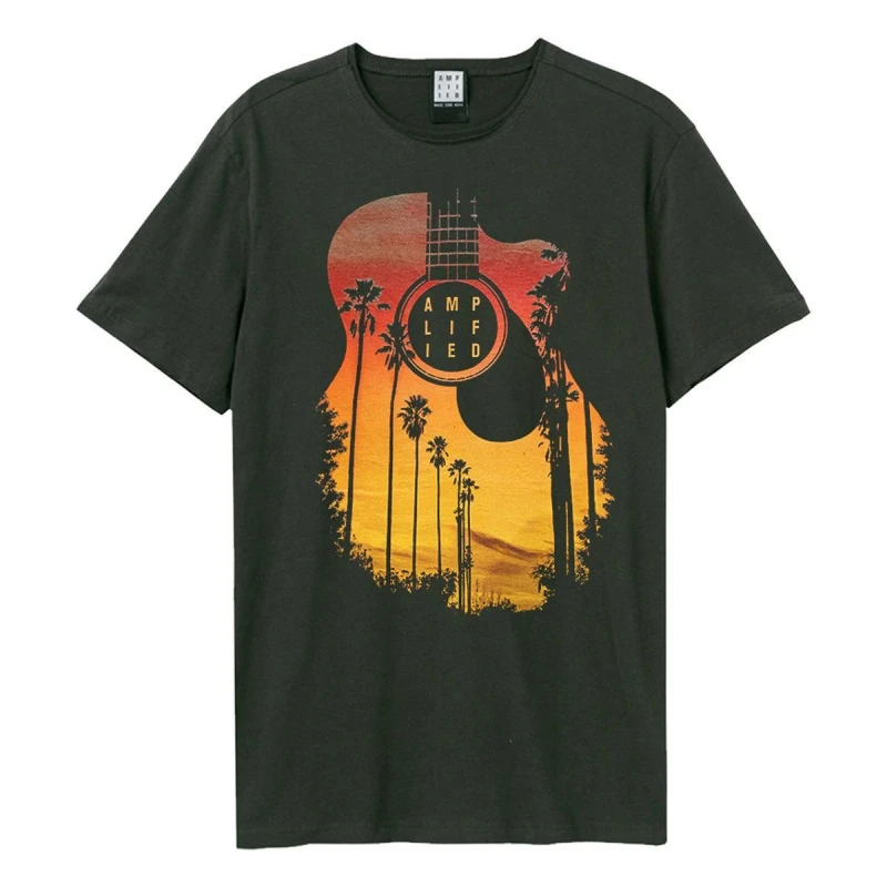Image of Amplified Amplified Men Sunset Axe T-Shirt in Charcoal Size: 3X-Large Charcoal XXXL Male 5063703714532