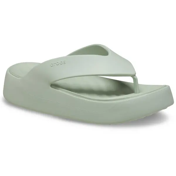 Image of Crocs Womens Getaway Lightweight Platform Flips UK Size 8 (EU 41-42) Plaster CRC497-PLASTR-8