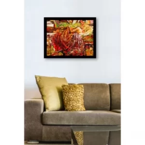 Image of SC0990 Multicolor Decorative Framed MDF Painting