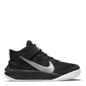Image of Nike Hustle 10 Flyease Child Boys Basketball Trainers - Black