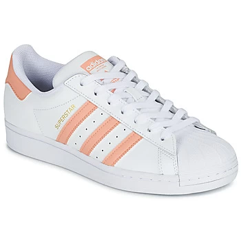 Image of adidas SUPERSTAR womens Shoes Trainers in White