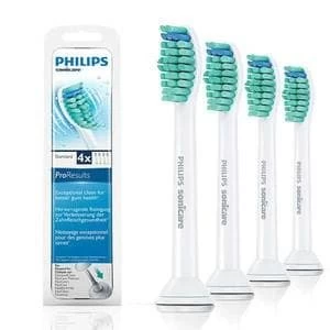 Image of Philips Sonicare HX6014/26 ProResults White Electric Toothbrush Heads 4Pcs