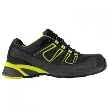 Image of Dunlop Oregon Mens Steel Toe Cap Safety Boots - Charcoal/Yellow