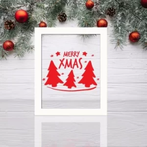 Image of SEFNOEL-005 Multicolor Decorative Framed Plexiglass Painting