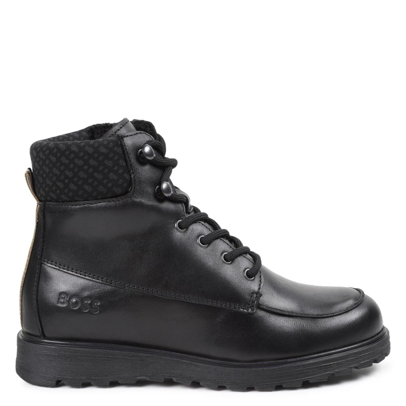 Image of Boss Boss Lgo Biker Boot - Black C10