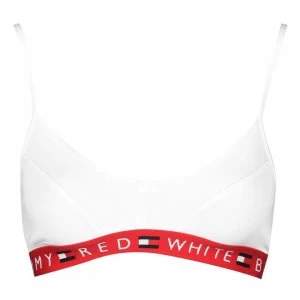 Image of Tommy Bodywear Tommy Organic Stretch Cotton Bralette - White