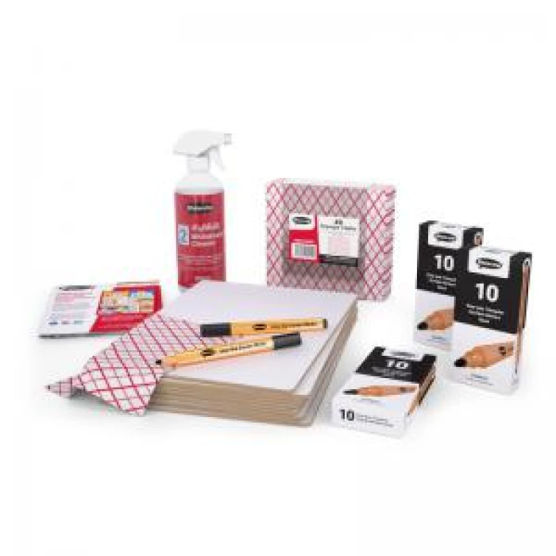 Image of Show-Me Class Pack of MDF Whiteboards A4 Plain PK30 - PFB30A 56503EA EXR56503EA