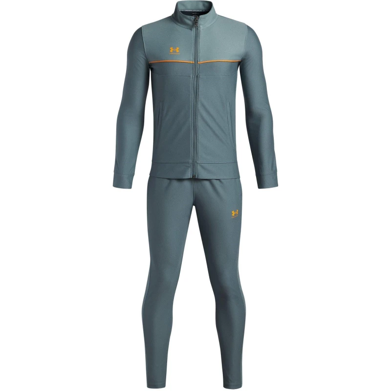 Image of Under Armour Challenger Tracksuit Juniors Grey/Orange male 7-8 (S)