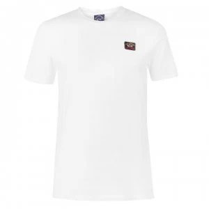 Image of Paul And Shark Basic Crew Neck T Shirt - White 010