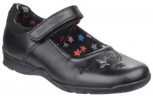 Image of Hush Puppies Girls Clare Junior Shoe Black