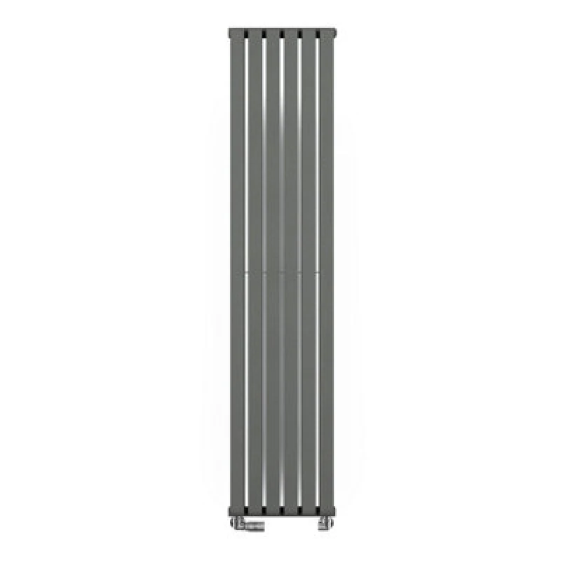 Image of Terma Warp Room Salt N Pepper Hydronic Vertical Designer 3870Btu Radiator, (W)395mm X (H)1800mm
