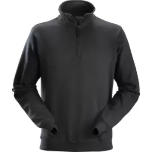 Image of Snickers 2818 1/2-Zip Mens Sweatshirt Black S