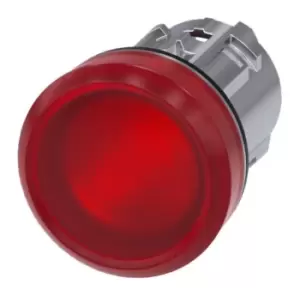 Image of Siemens Red Pilot Light Head, 22mm Cutout SIRIUS ACT Series
