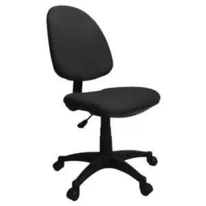Image of Slingsby Single Lever Operators Chair In Black-No Arms