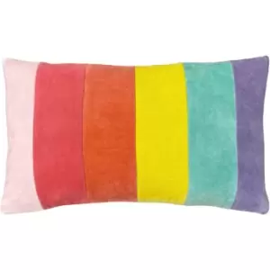 Image of Little Furn. - Rainbow Striped Cushion Pastels - Pastels