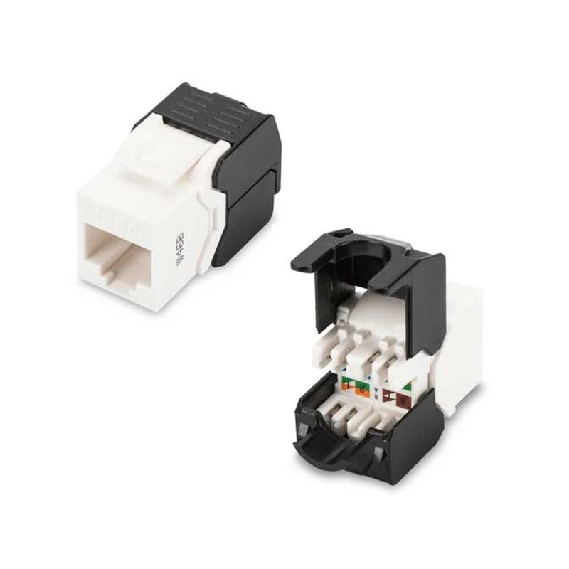 Image of FDL CAT.5e KEYSTONE JACK TOOLLESS IDC MODULE - WHITE