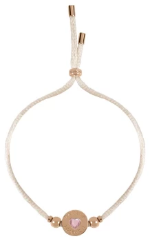 Image of Radley Fashion Nude Nylon Bracelet Rose Gold Jewellery