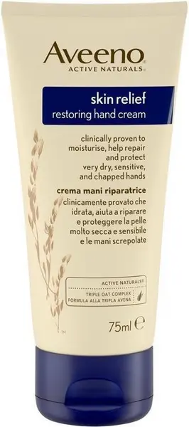 Image of Aveeno Skin Relief Restoring Hand Cream 75ml
