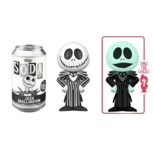 Image of Disney Nightmare Before Christmas Jack Skellington Vinyl Soda Figure in Collector Can