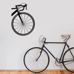 Image of Bicycle Black Decorative Metal Wall Accessory