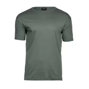 Image of Tee Jays Mens Interlock Short Sleeve T-Shirt (M) (Leaf Green)
