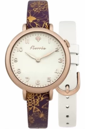 Image of Ladies House Of Florrie Eleanor Watch HF005RRG