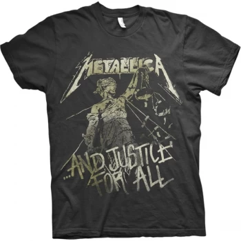 Image of Metallica - Justice Vintage Unisex Small T-Shirt - Black