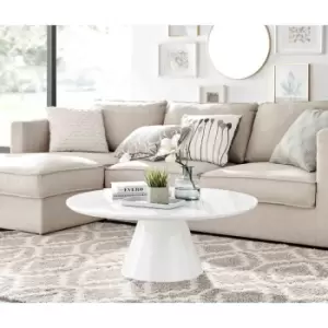Image of Furniture Box Palma White Gloss Coffee Table