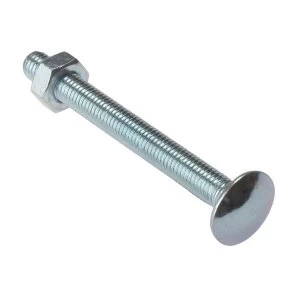 Image of ForgeFix Carriage Bolt & Nut ZP M8 x 150mm Bag 10