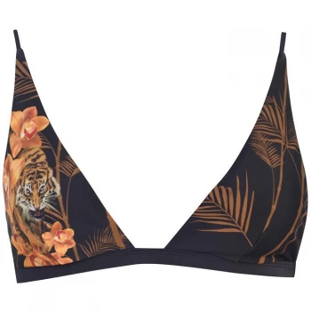 Image of Ted Baker Ted Womens Caramel Triangle Bikini Top - Navy