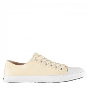 Image of SoulCal Canvas Low Profile Womens Trainers - Sand
