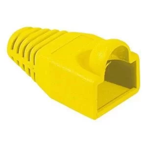 Image of Bag of 10 Yellow RJ45 Sleeves 6.5mm 8EXC253195HY
